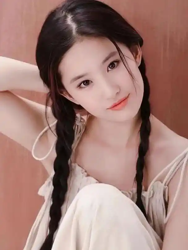 刘亦菲双马尾辫.#清纯 #女星 #绝美 #一张初恋脸 #笑起 - 抖音