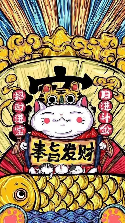 抖音黄金万两图片抖音黄金万两发财壁纸