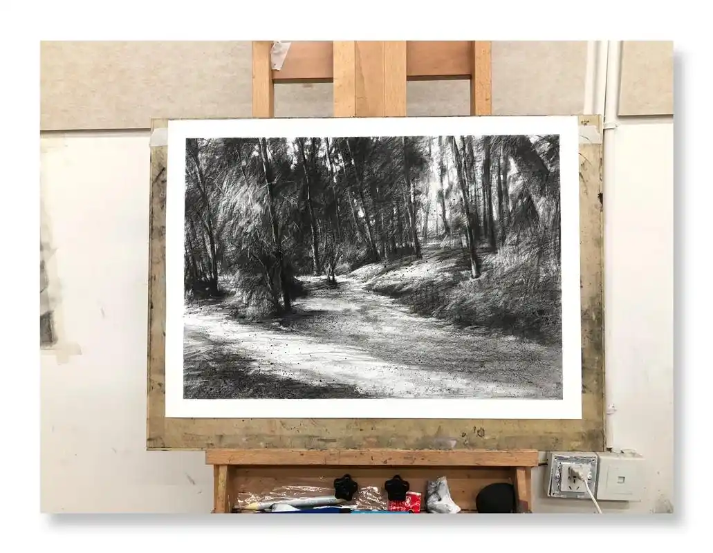 素描 #画画 #风景画  #美术生 #户外写 - 抖音