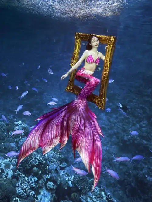 每个女孩的梦想装扮美人鱼