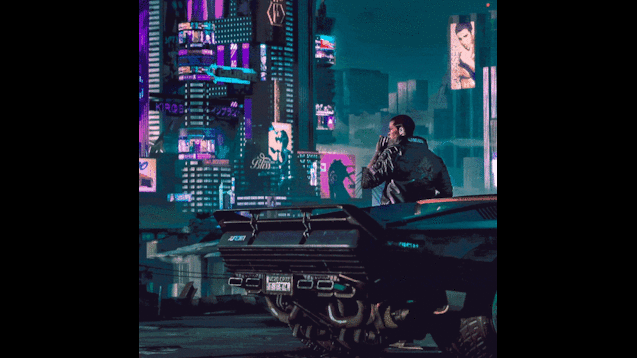 粉丝自制赛博朋克2077动态壁纸完美再现夜之城