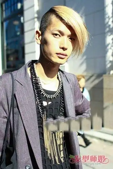 头大男生剃阴阳帅超短发 2018潮男生活日常发型系(3)