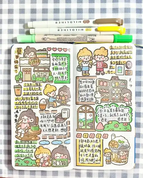 木子里夏日时光手帐