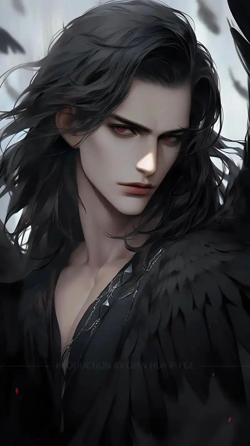 堕天使.#邪魅古风男主 #禁欲系 #魅惑 #反派 #ai绘画 - 抖音