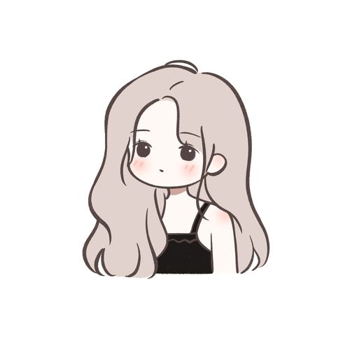 花卷小兔软萌q版手绘情侣闺蜜婚纱头像卡通漫画设计定制约稿