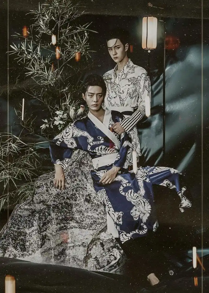 王一博,肖战的这组时尚芭莎图写的美炸了