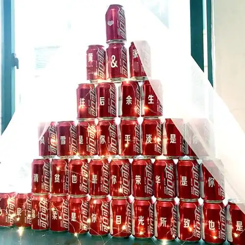 特价求婚礼物_可乐易拉罐定制刻字抖音同款超火求婚道具diy走心礼品送