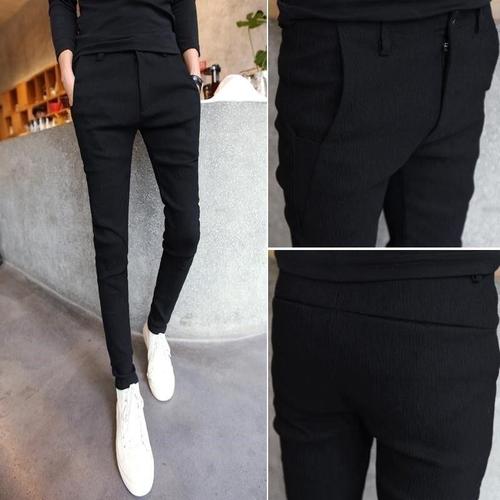 2019裤子男运动裤男士韩版潮流休闲裤男生修身小脚裤西裤快手同款