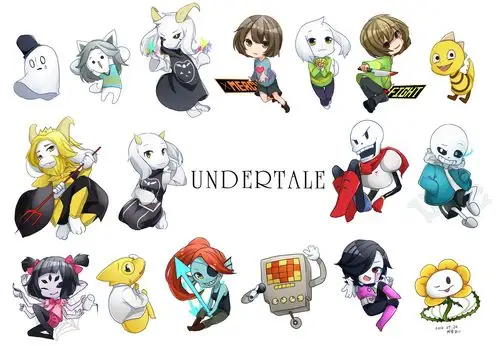 undertale传说之下精美人物图包杂图篇