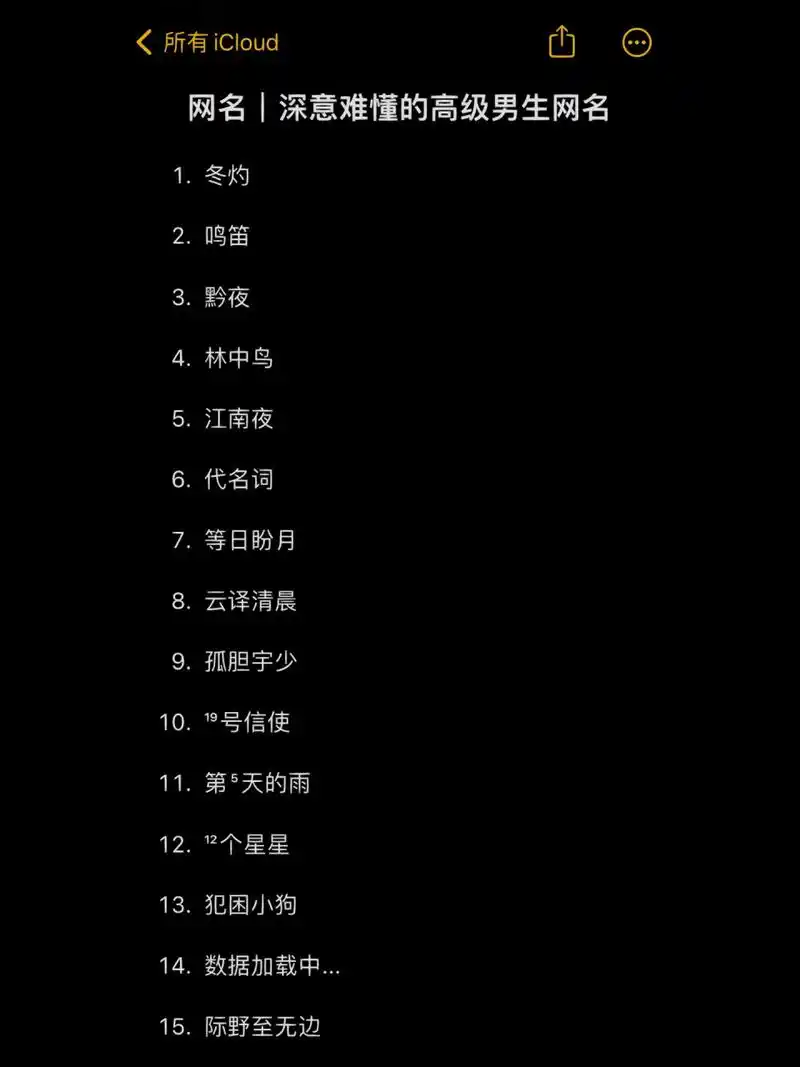 网名|深意难懂的高级感男生网名 有寓意的网名|男生网名|高级感昵称