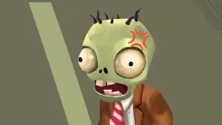 植物大战僵尸:遛狗僵尸被火烧