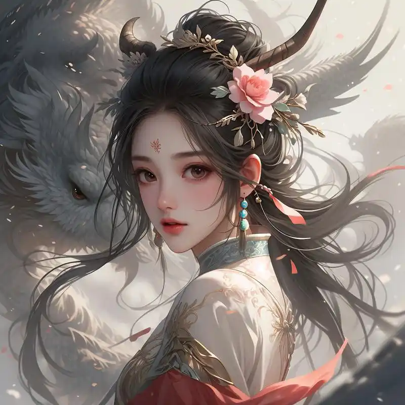 2024年龙年国潮头像9395 宝子们,新年新气象!