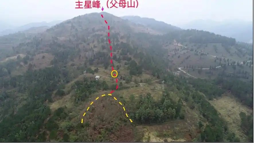 入山观水口--山地寻龙实例(播风之行2020001)