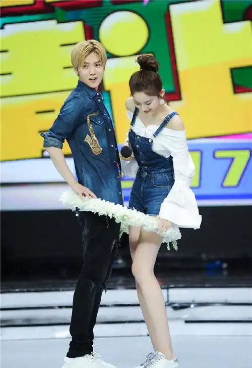 鹿晗古力娜扎快乐大本营图片