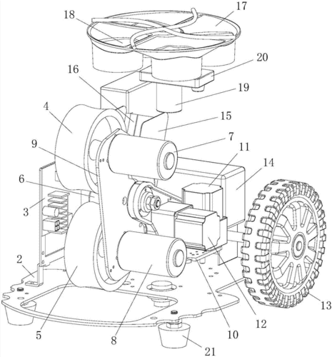 一种智能网球发球机的制作方法