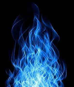 蓝色火焰炫酷h5背景