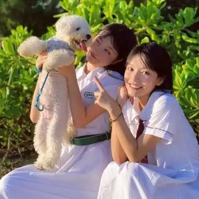 抖音最火闺蜜头像2020 双人同一张一人一半拼接头像 第12张