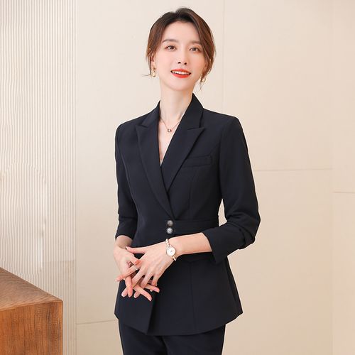 诗璐雅旗舰店的优惠券大全—诗璐雅西装正装外套女时尚气质修身经理小