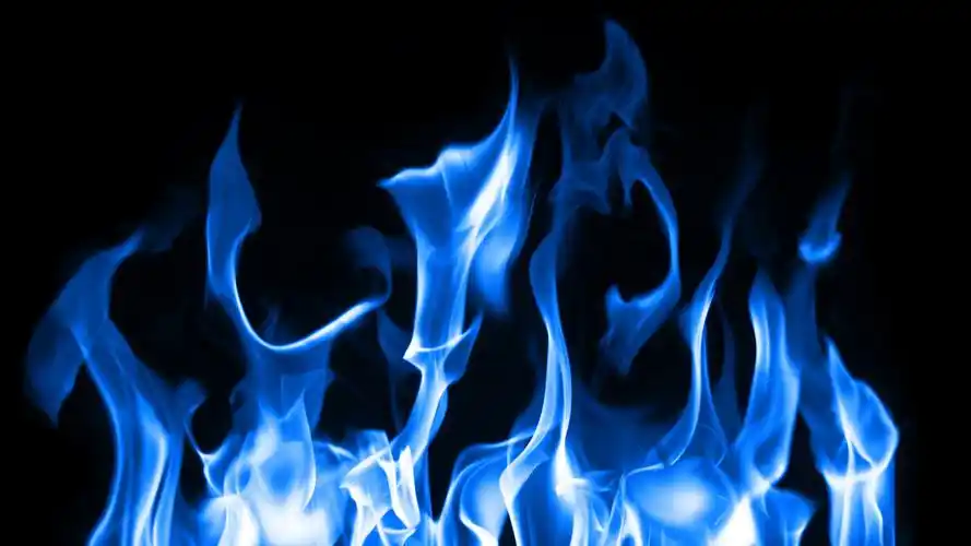 蓝色火焰4k高清图片壁纸(小清新静态壁纸) - 静态壁纸下载 - 元气壁纸