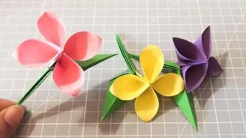 纽扣花折纸教案