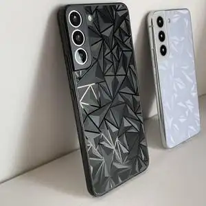 适用oppo k10背膜磨砂软膜镭射手机后膜菱形3d图案防指纹