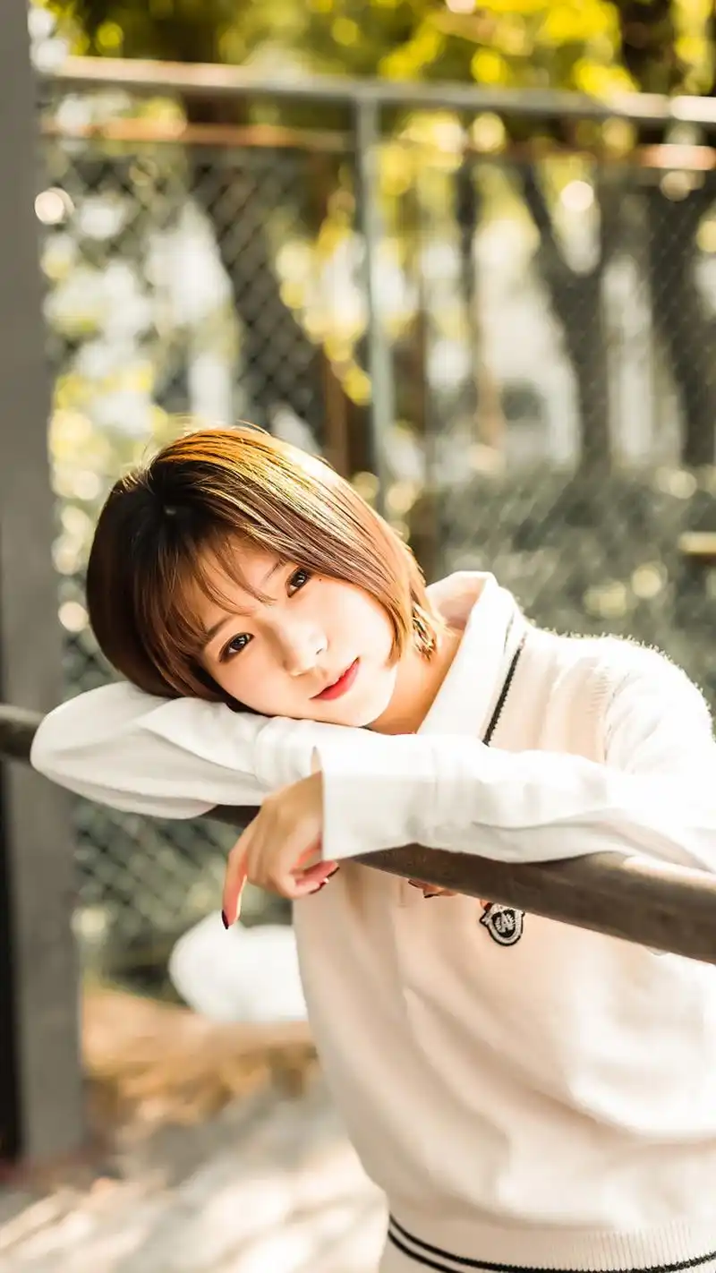 清纯美少女治愈系写真图片手机壁纸