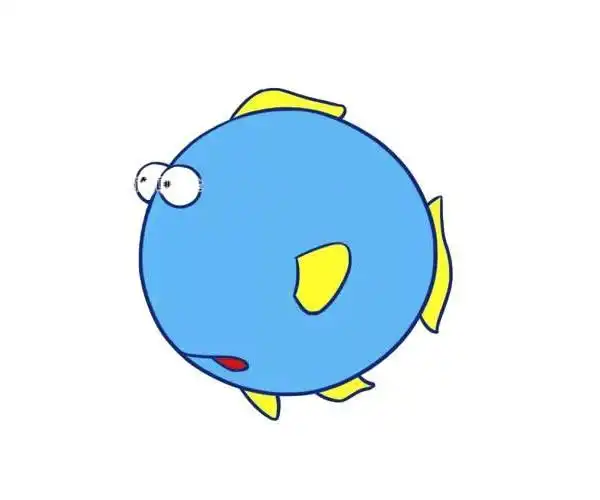 鱼简笔画头像