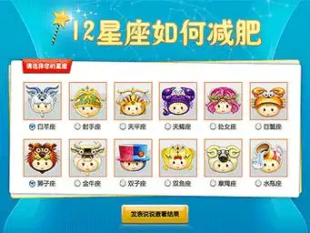 12星座如何减肥