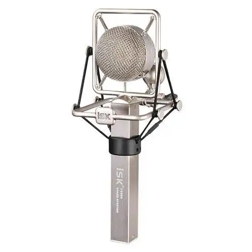 iskt3000电脑包邮电电容麦克风声卡唱歌录音手机专用麦克风