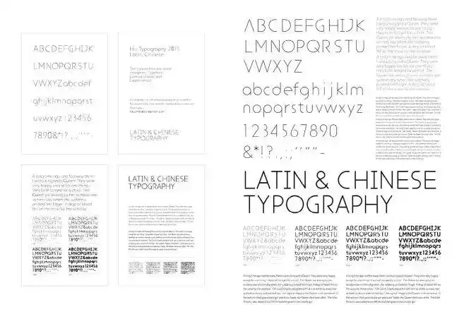 第四届hiiitypography中英文字体设计大赛专业组入围作品