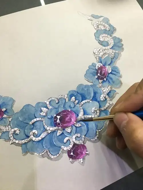 珠宝手绘图