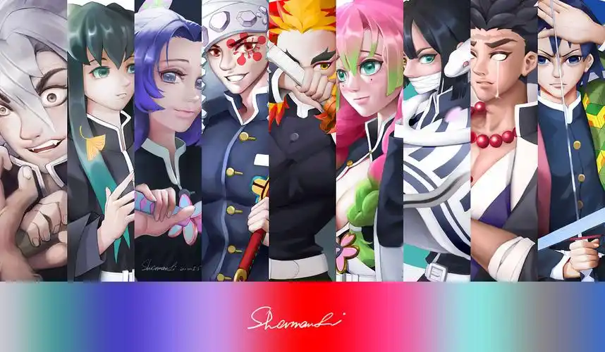 好久好久不见啦,最近看鬼灭,因为太好看,萌生出要画九柱同人的想法,又