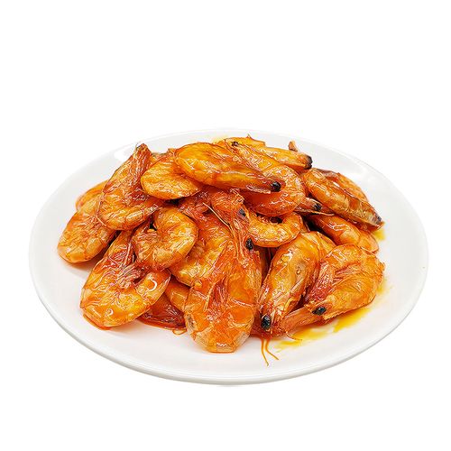 香酥麻辣虾仁虾肉香辣海鲜膨化食品开袋即食虾零食