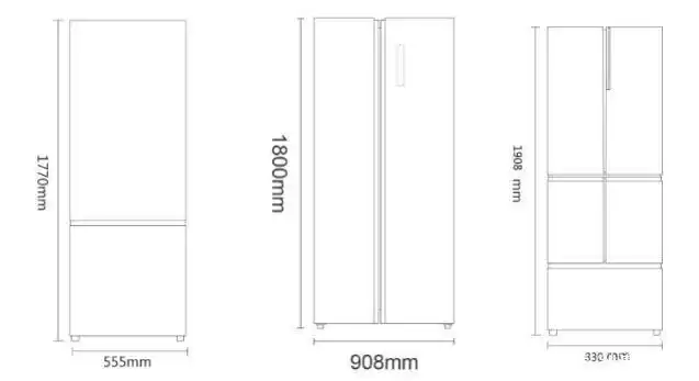 测评:卡萨帝冰箱双开门,对开门,多开门冰箱的区别