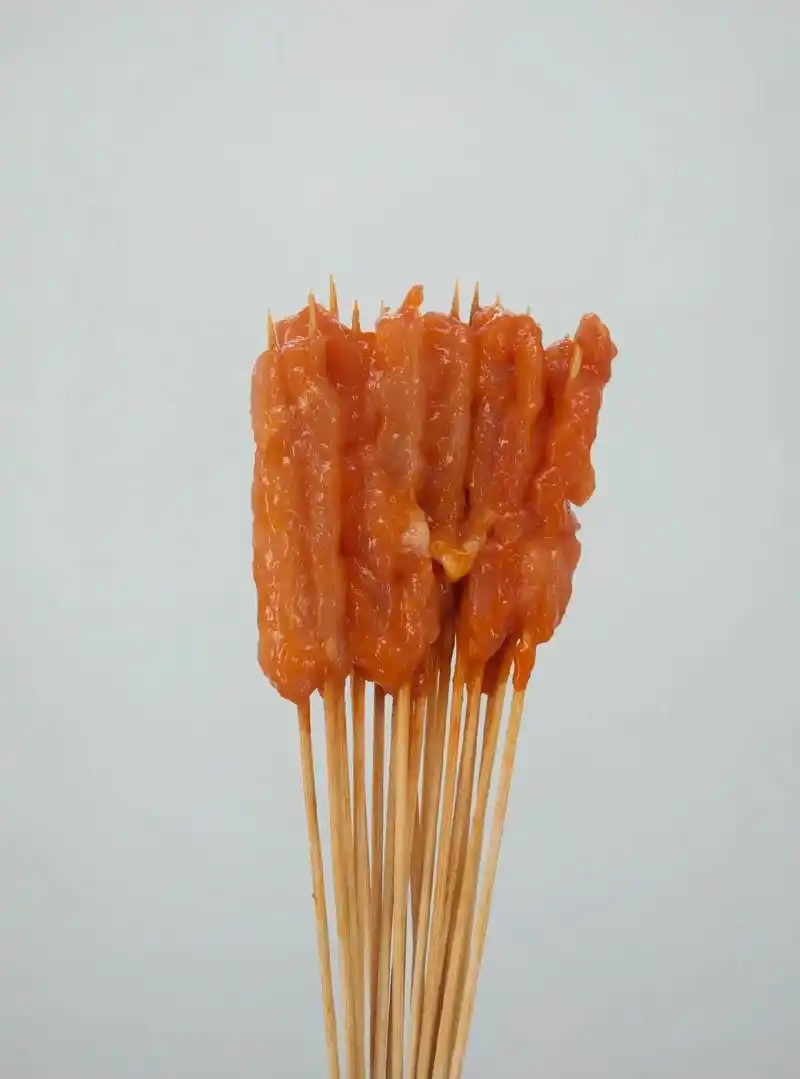 鸡肉小串2000支/3000支.#炸串 #铁板鱿鱼 #烧烤食 - 抖音