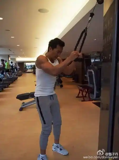 52岁甄子丹亮出"搓衣板"腹肌,想要腹肌你就来