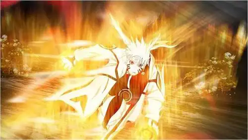 火影忍者鸣人九尾六道化图片 鸣人仙人模式壁纸下载 #动漫图片#图片