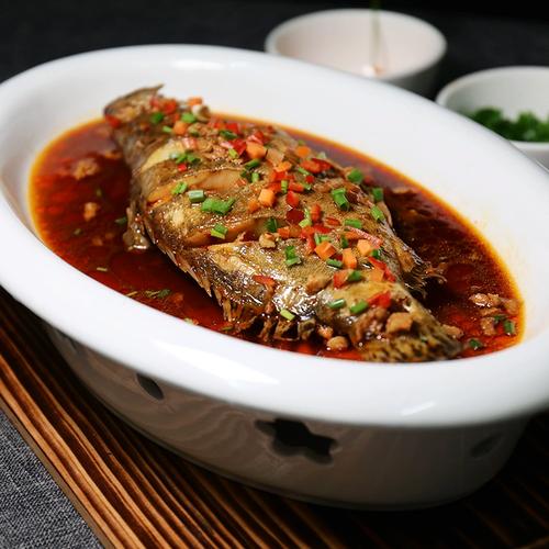 1-1.2斤臭鳜鱼徽菜美食活鱼腌制餐厅菜