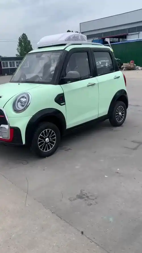 新款电动四轮车全封闭式女士成人新能源高速锂电汽车代步电车