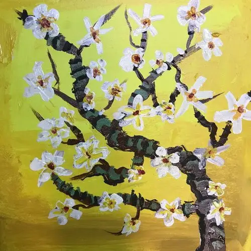 《盛开的杏花》