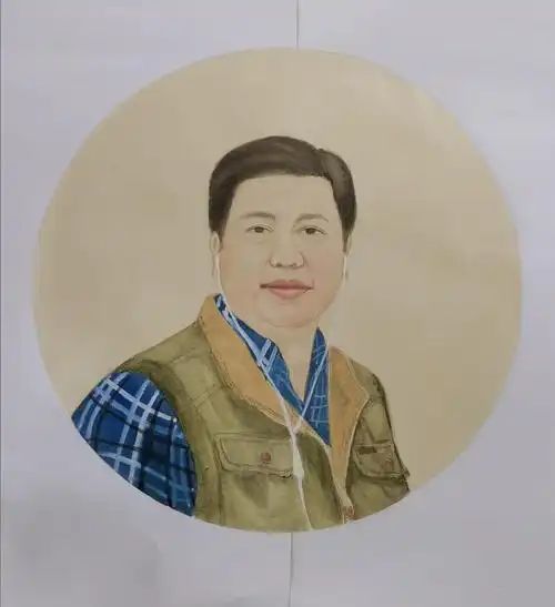 陆长东人物肖像画作品集