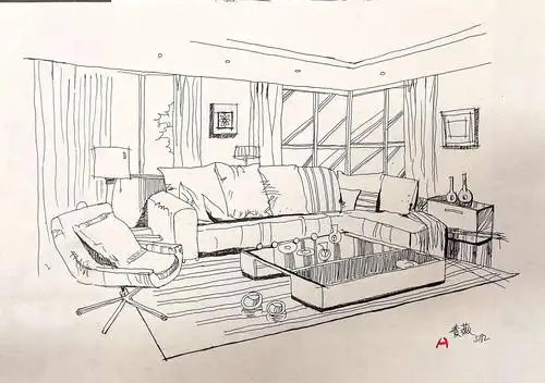 数媒5182设计速写(生活小品和室内家居)优秀作业名单