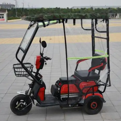 推拉棚电动三轮车车棚休闲小巴士透明遮雨篷全封闭挡风蓬防寒骑驰侠