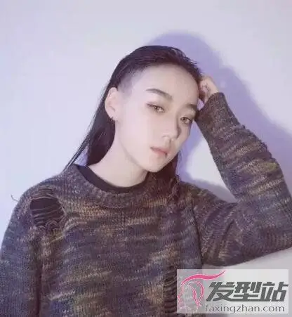 女生剃头发型两边抖音时尚吸睛诠释中性风