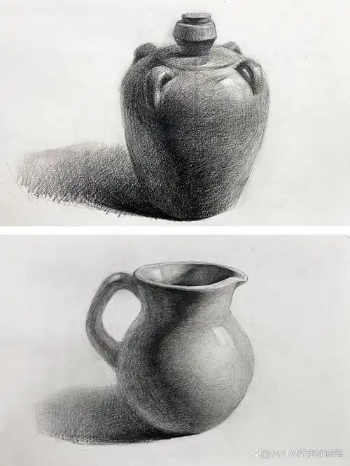 素描入门学习可以先从简单的单个物体临摹开