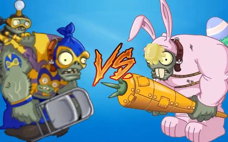 植物大战僵尸2:摔跤狂pk兔子巨人,哪个巨人最可爱呢_哔哩哔哩 (゜-゜)