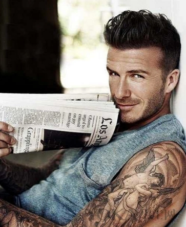 贝克汉姆告诉你大夏天花臂和肌肉更配哦