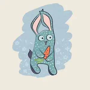 有趣的胡萝卜卡通人物图片