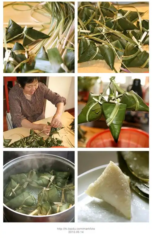 五月初四日,于家中包粽子,以贺端午,以为记.