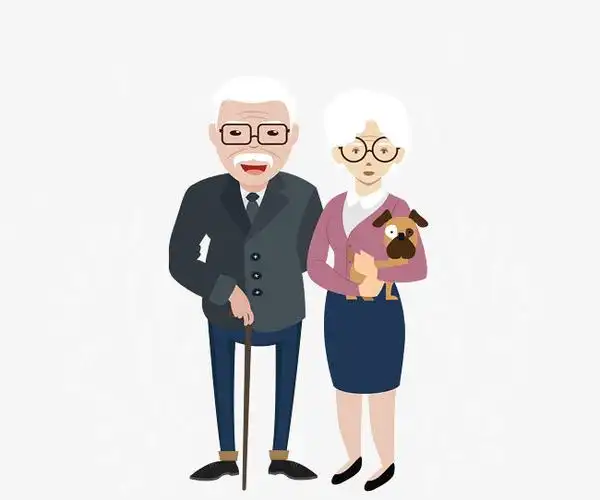 最好的爱情幸福度过一生的老两口